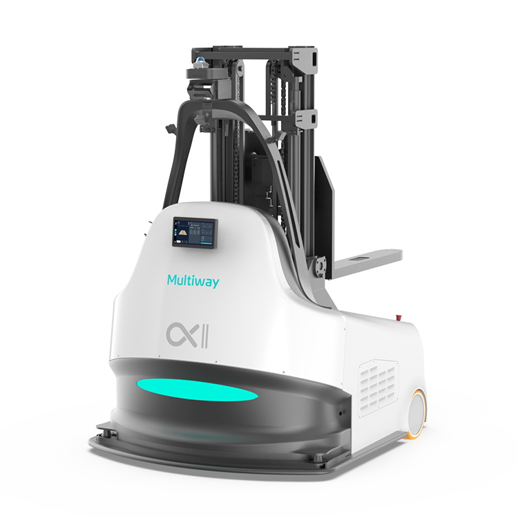 南宫NG28生物机器人α2无人叉车图