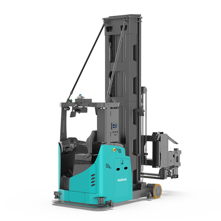 南宫NG28生物机器人的三向叉式无人叉车MW-K16